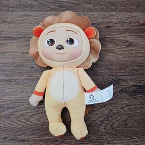 Cocomelon JJ Lion‎ 8" Plush Doll Soft Body Plastic Head